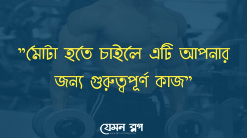 চিকন থেকে মোটা