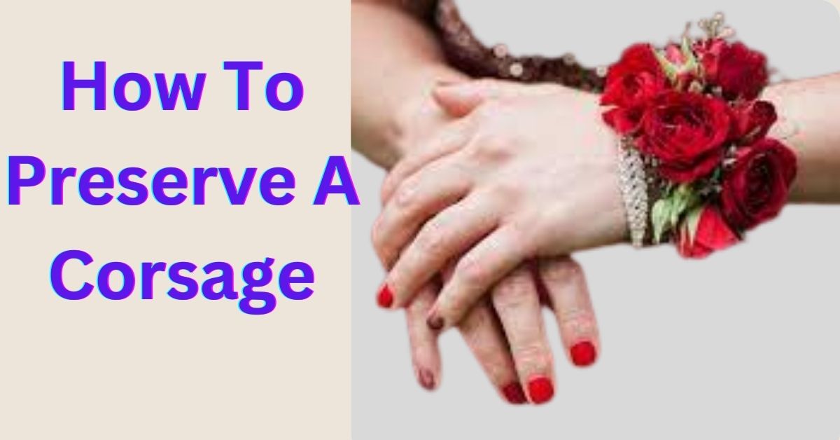 How To Preserve A Corsage